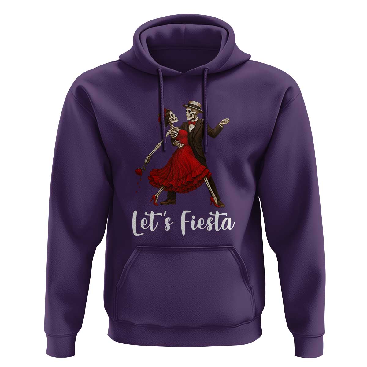 Skeleton Mexican Christmas Hoodie Let us Fiesta - Wonder Print Shop