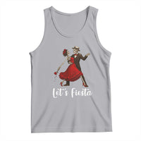 Skeleton Mexican Christmas Tank Top Let us Fiesta - Wonder Print Shop