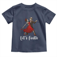 Skeleton Mexican Christmas Toddler T Shirt Let us Fiesta - Wonder Print Shop