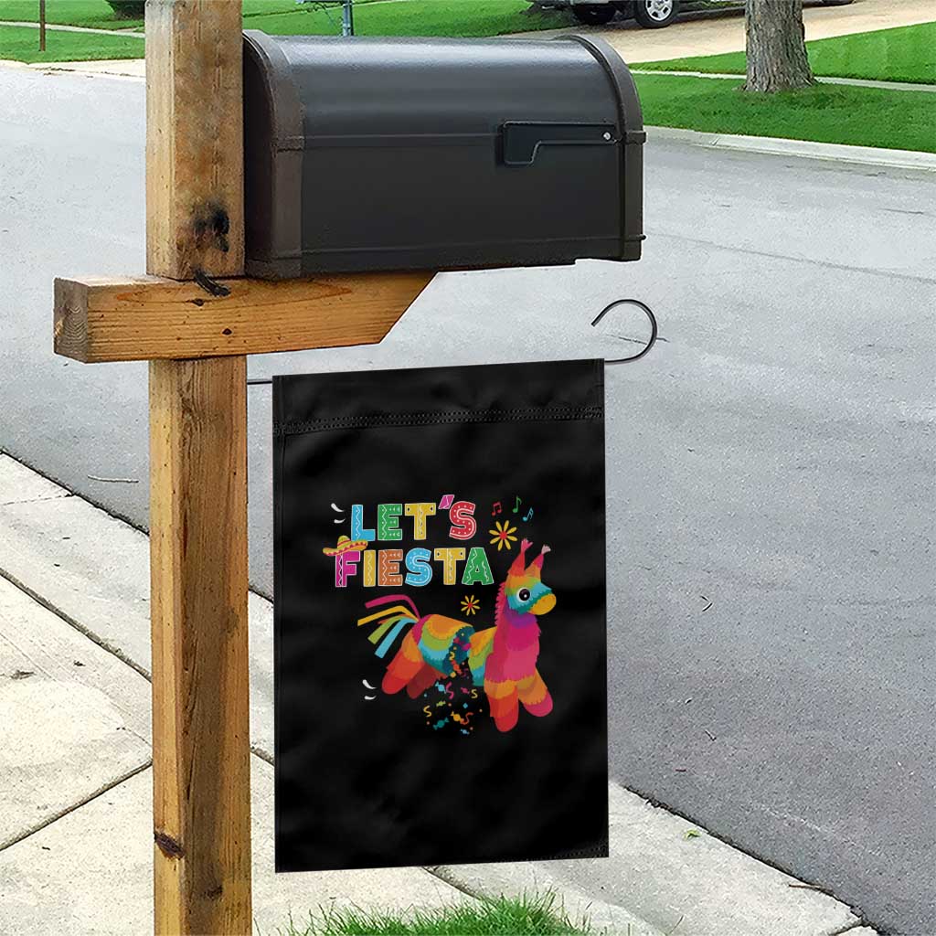 Funny Pinata Mexican Garden Flag Let Us Fiesta - Wonder Print Shop