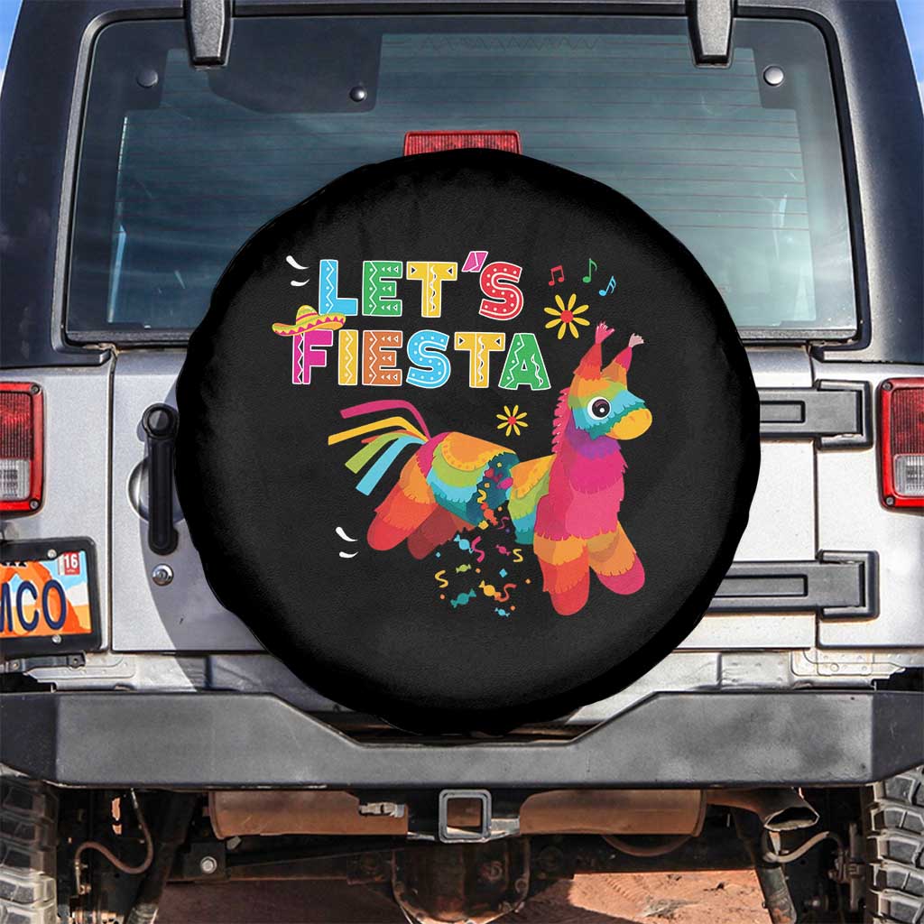 Funny Pinata Mexican Spare Tire Cover Let Us Fiesta - Wonder Print Shop