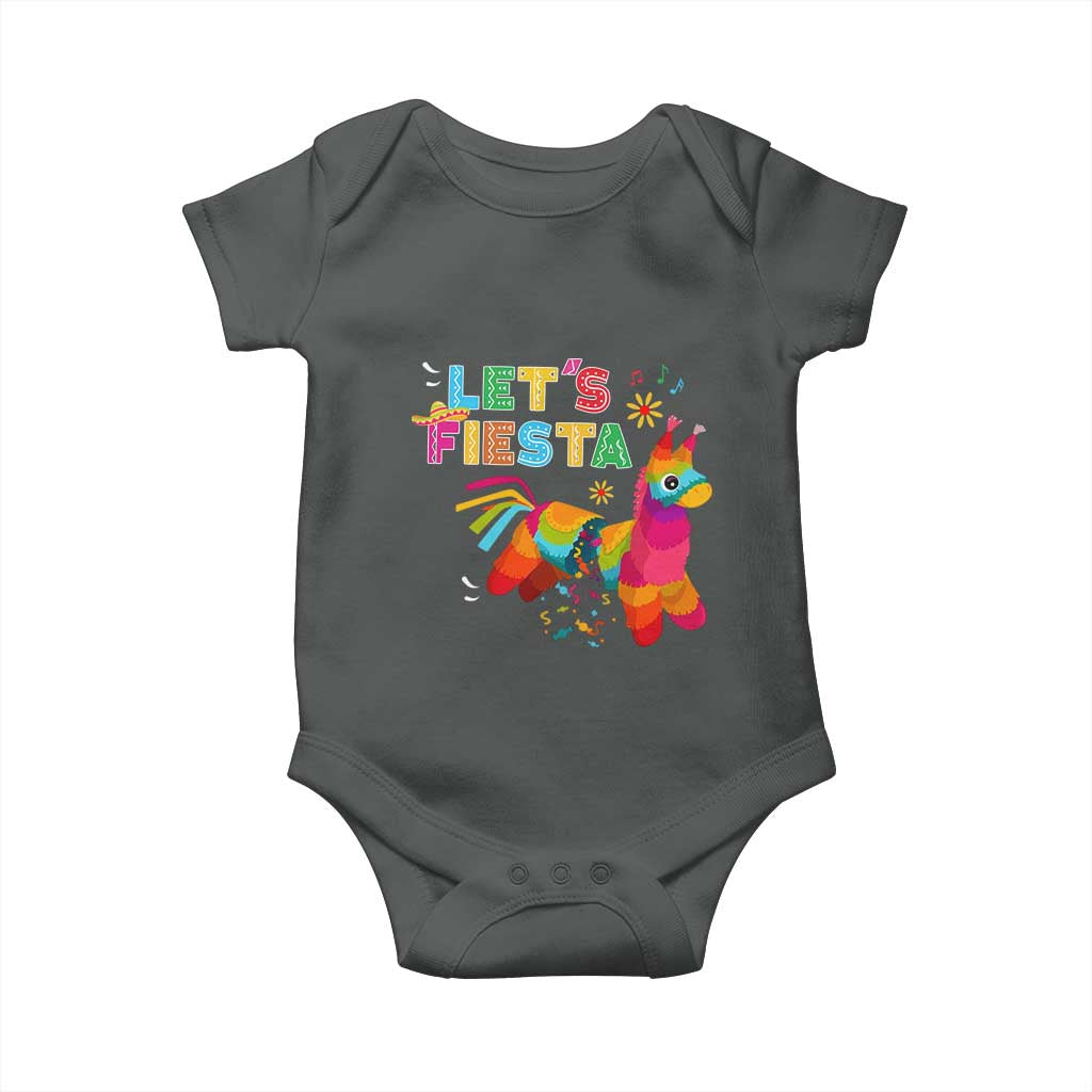 Funny Pinata Mexican Baby Onesie Let Us Fiesta - Wonder Print Shop