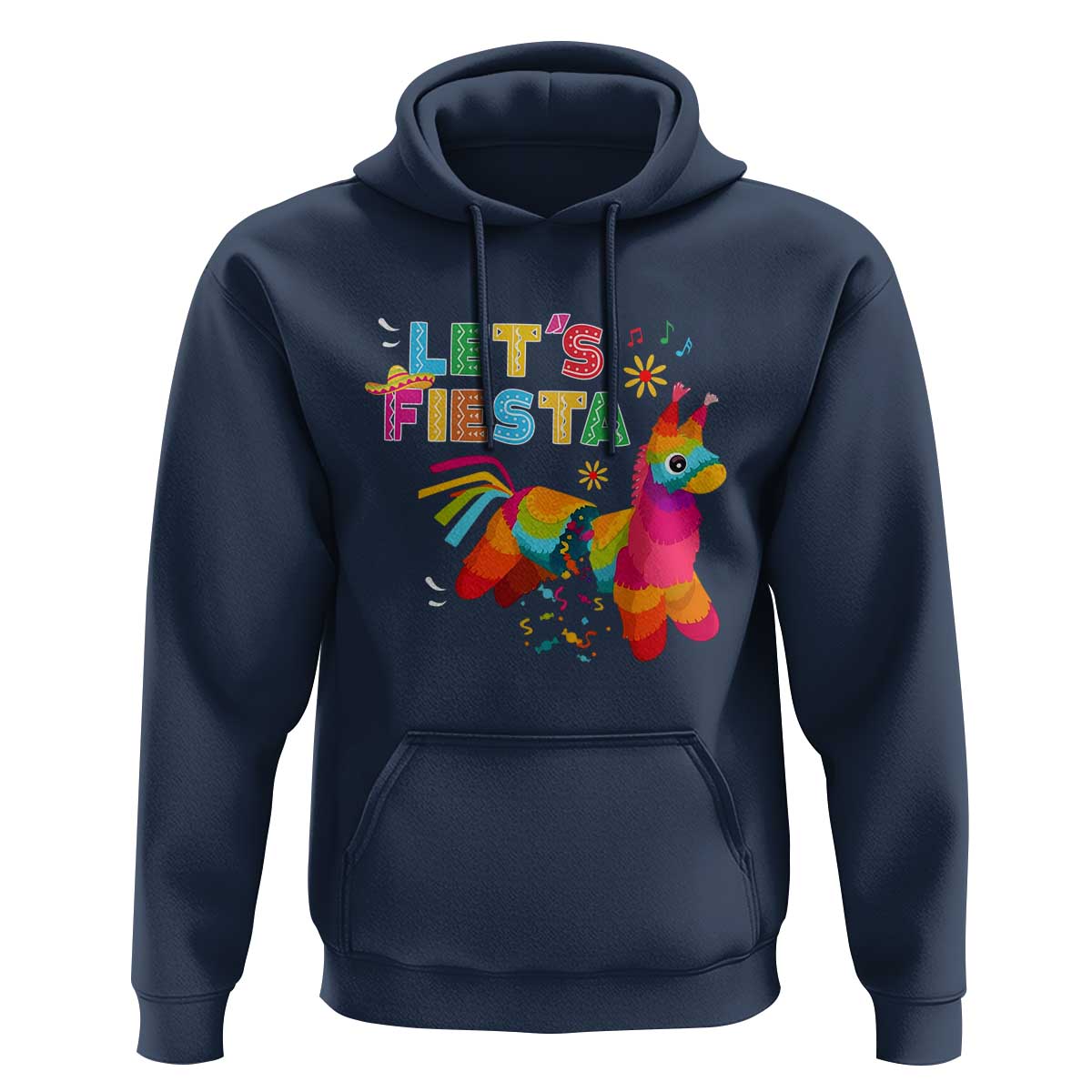 Funny Pinata Mexican Hoodie Let Us Fiesta - Wonder Print Shop