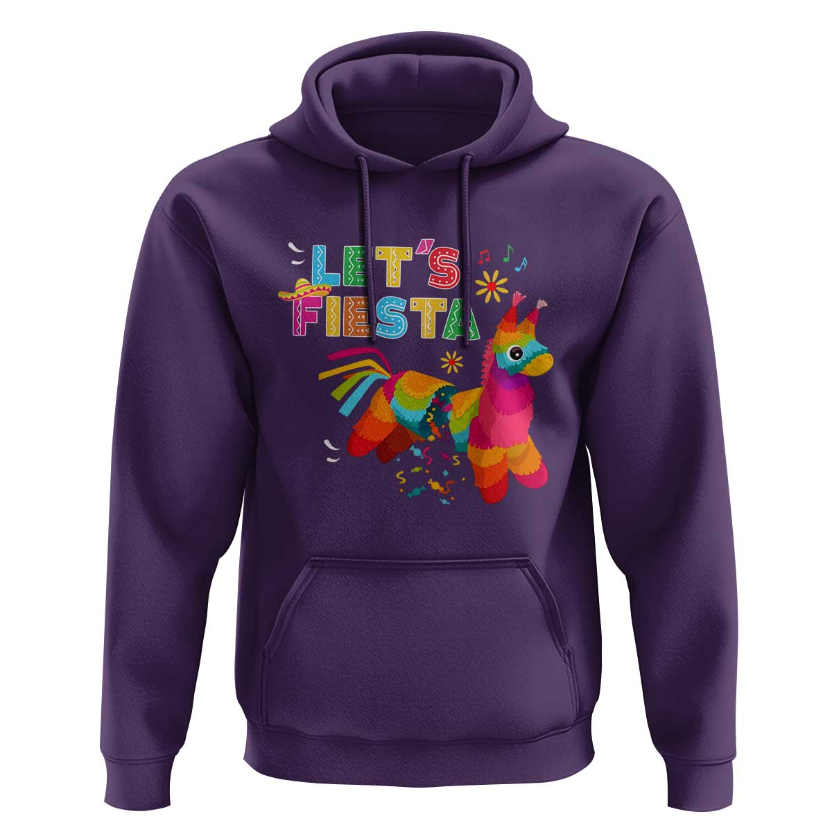 Funny Pinata Mexican Hoodie Let Us Fiesta - Wonder Print Shop