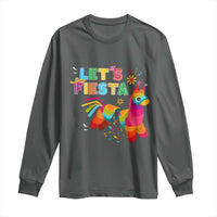 Funny Pinata Mexican Long Sleeve Shirt Let Us Fiesta - Wonder Print Shop