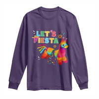 Funny Pinata Mexican Long Sleeve Shirt Let Us Fiesta - Wonder Print Shop