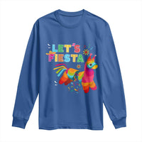 Funny Pinata Mexican Long Sleeve Shirt Let Us Fiesta - Wonder Print Shop