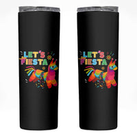 Funny Pinata Mexican Skinny Tumbler Let Us Fiesta - Wonder Print Shop
