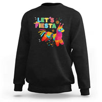 Funny Pinata Mexican Sweatshirt Let Us Fiesta - Wonder Print Shop