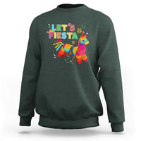 Funny Pinata Mexican Sweatshirt Let Us Fiesta - Wonder Print Shop