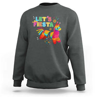 Funny Pinata Mexican Sweatshirt Let Us Fiesta - Wonder Print Shop