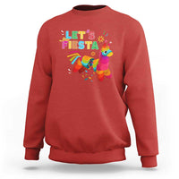 Funny Pinata Mexican Sweatshirt Let Us Fiesta - Wonder Print Shop