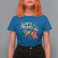 Funny Pinata Mexican T Shirt For Women Let Us Fiesta - Wonder Print Shop