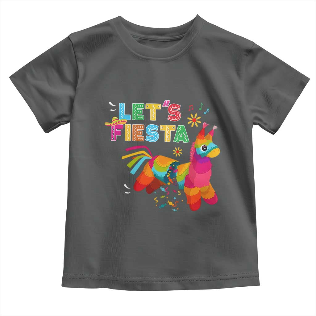 Funny Pinata Mexican Toddler T Shirt Let Us Fiesta - Wonder Print Shop