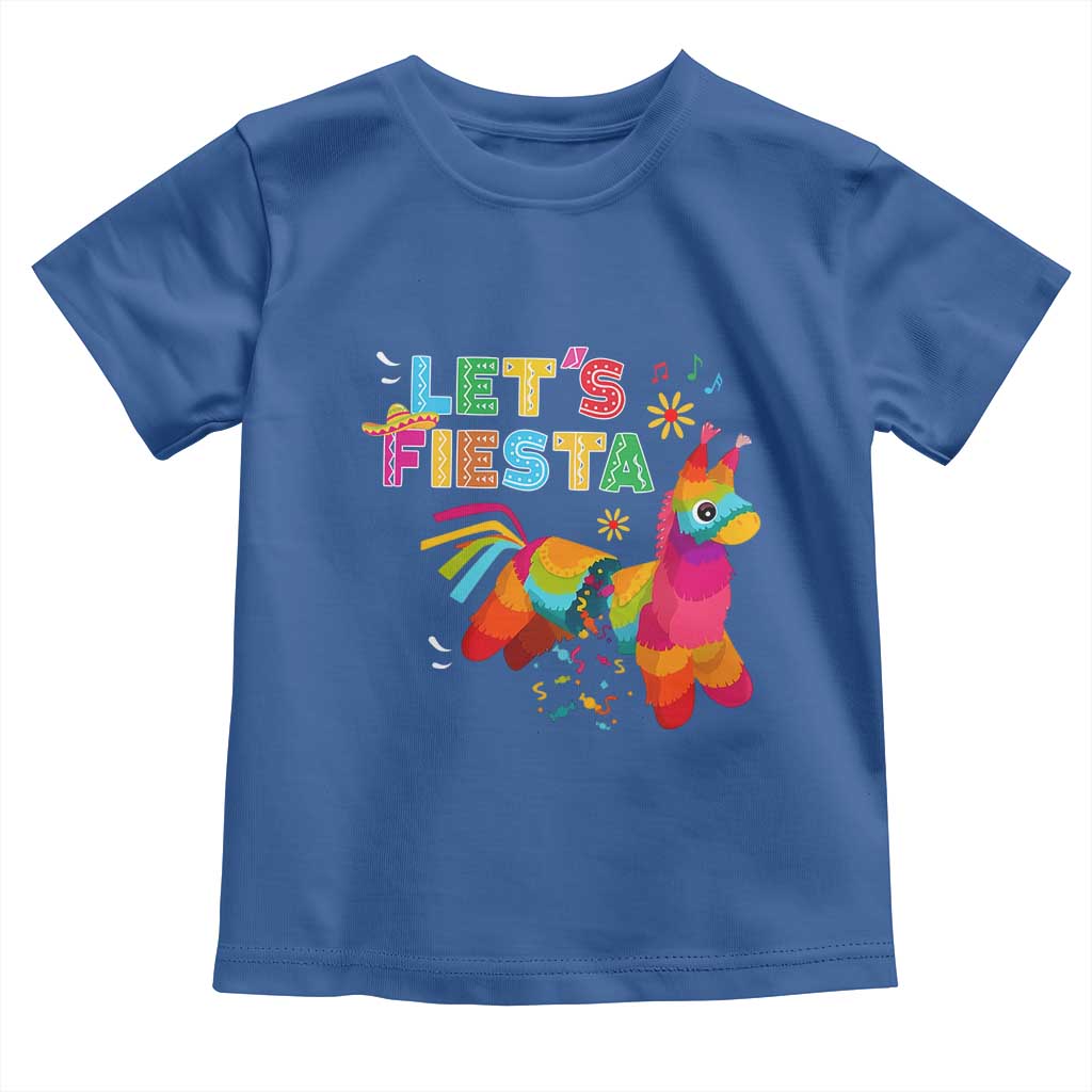 Funny Pinata Mexican Toddler T Shirt Let Us Fiesta - Wonder Print Shop