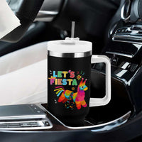 Funny Pinata Mexican Tumbler With Handle Let Us Fiesta - Wonder Print Shop