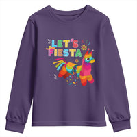 Funny Pinata Mexican Youth Sweatshirt Let Us Fiesta - Wonder Print Shop