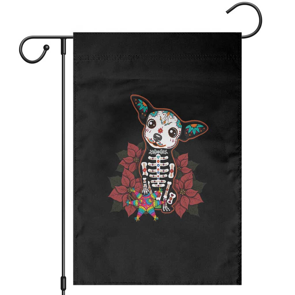 Calavera Chihuahua Garden Flag Pinata Dia De Los Muertos Mexican - Wonder Print Shop