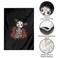 Calavera Chihuahua Garden Flag Pinata Dia De Los Muertos Mexican - Wonder Print Shop