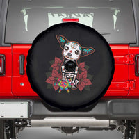 Calavera Chihuahua Spare Tire Cover Pinata Dia De Los Muertos Mexican - Wonder Print Shop