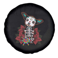 Calavera Chihuahua Spare Tire Cover Pinata Dia De Los Muertos Mexican - Wonder Print Shop