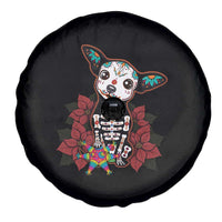 Calavera Chihuahua Spare Tire Cover Pinata Dia De Los Muertos Mexican - Wonder Print Shop