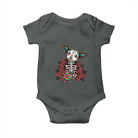 Calavera Chihuahua Baby Onesie Pinata Dia De Los Muertos Mexican - Wonder Print Shop