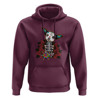 Calavera Chihuahua Hoodie Pinata Dia De Los Muertos Mexican - Wonder Print Shop