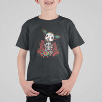 Calavera Chihuahua T Shirt For Kid Pinata Dia De Los Muertos Mexican - Wonder Print Shop