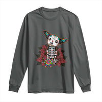 Calavera Chihuahua Long Sleeve Shirt Pinata Dia De Los Muertos Mexican - Wonder Print Shop