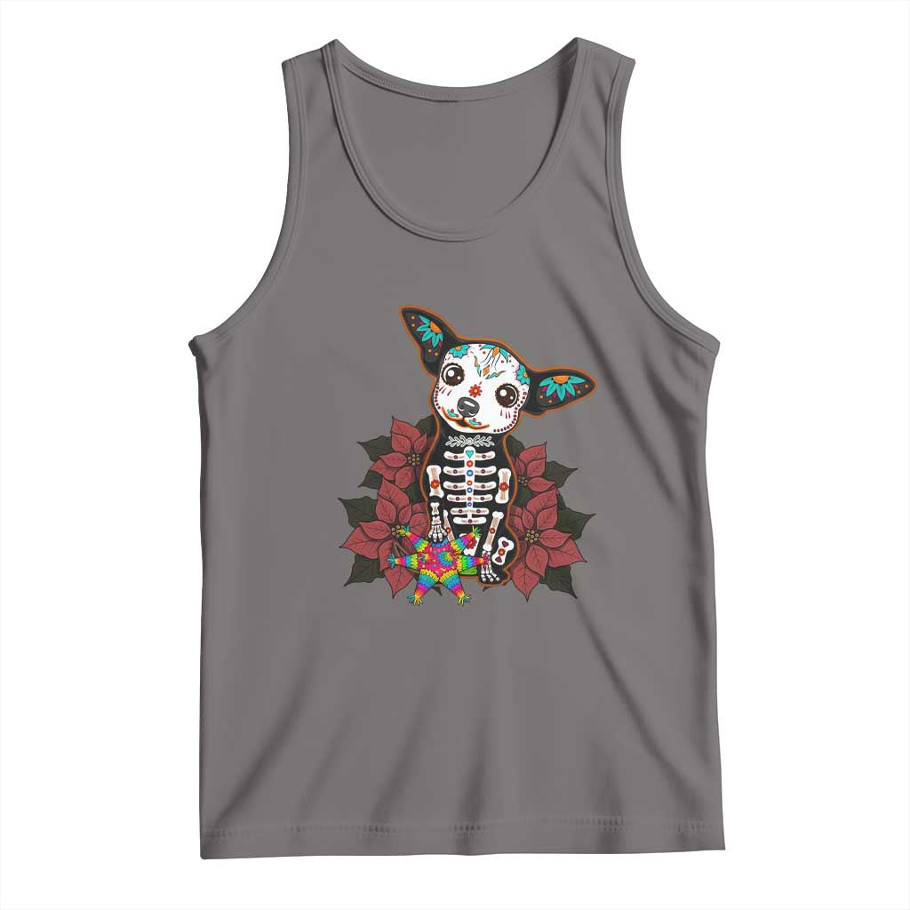 Calavera Chihuahua Tank Top Pinata Dia De Los Muertos Mexican - Wonder Print Shop