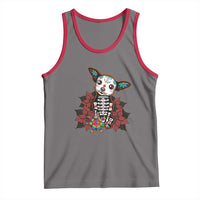 Calavera Chihuahua Tank Top Pinata Dia De Los Muertos Mexican - Wonder Print Shop