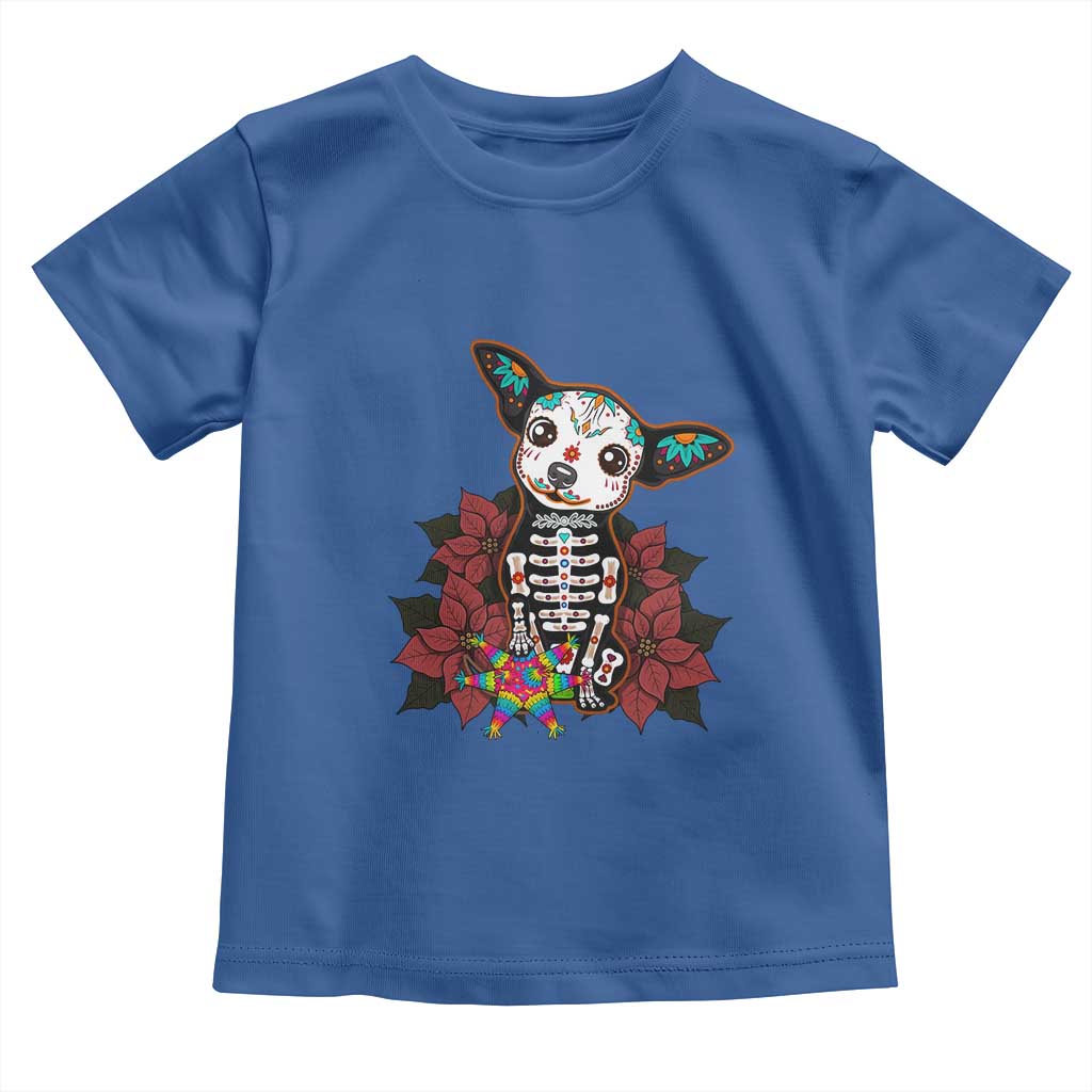 Calavera Chihuahua Toddler T Shirt Pinata Dia De Los Muertos Mexican - Wonder Print Shop
