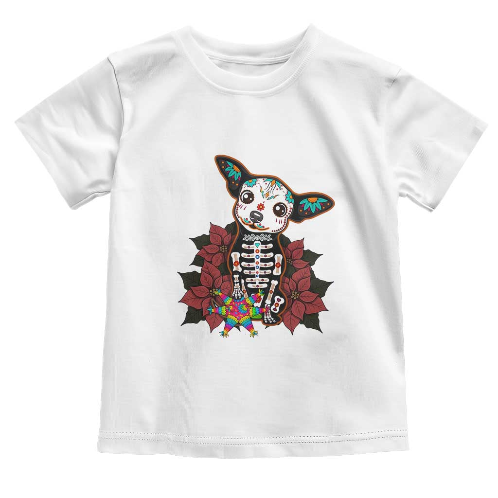 Calavera Chihuahua Toddler T Shirt Pinata Dia De Los Muertos Mexican - Wonder Print Shop