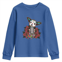 Calavera Chihuahua Youth Sweatshirt Pinata Dia De Los Muertos Mexican - Wonder Print Shop