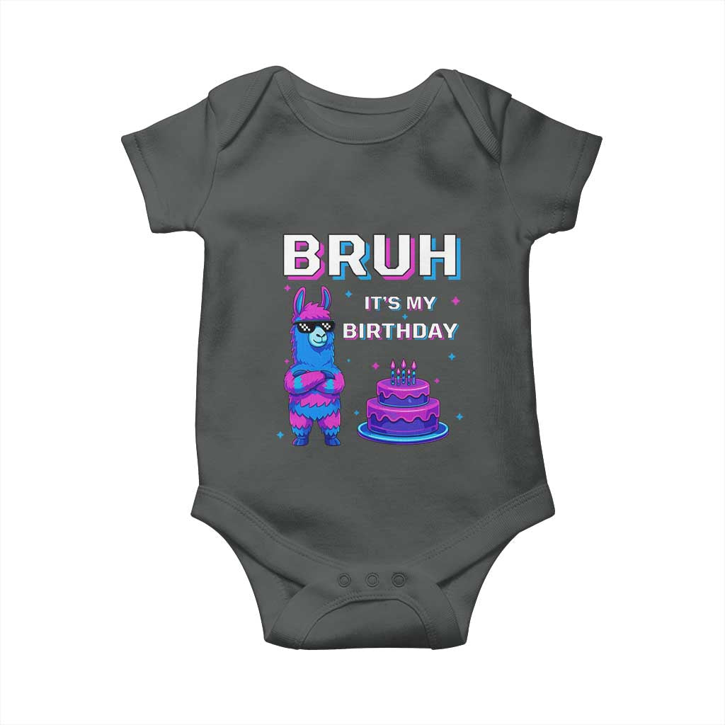 Funny Pinata Mexican Baby Onesie Bruh It Is My Birthday - Wonder Print Shop