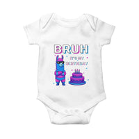 Funny Pinata Mexican Baby Onesie Bruh It Is My Birthday - Wonder Print Shop