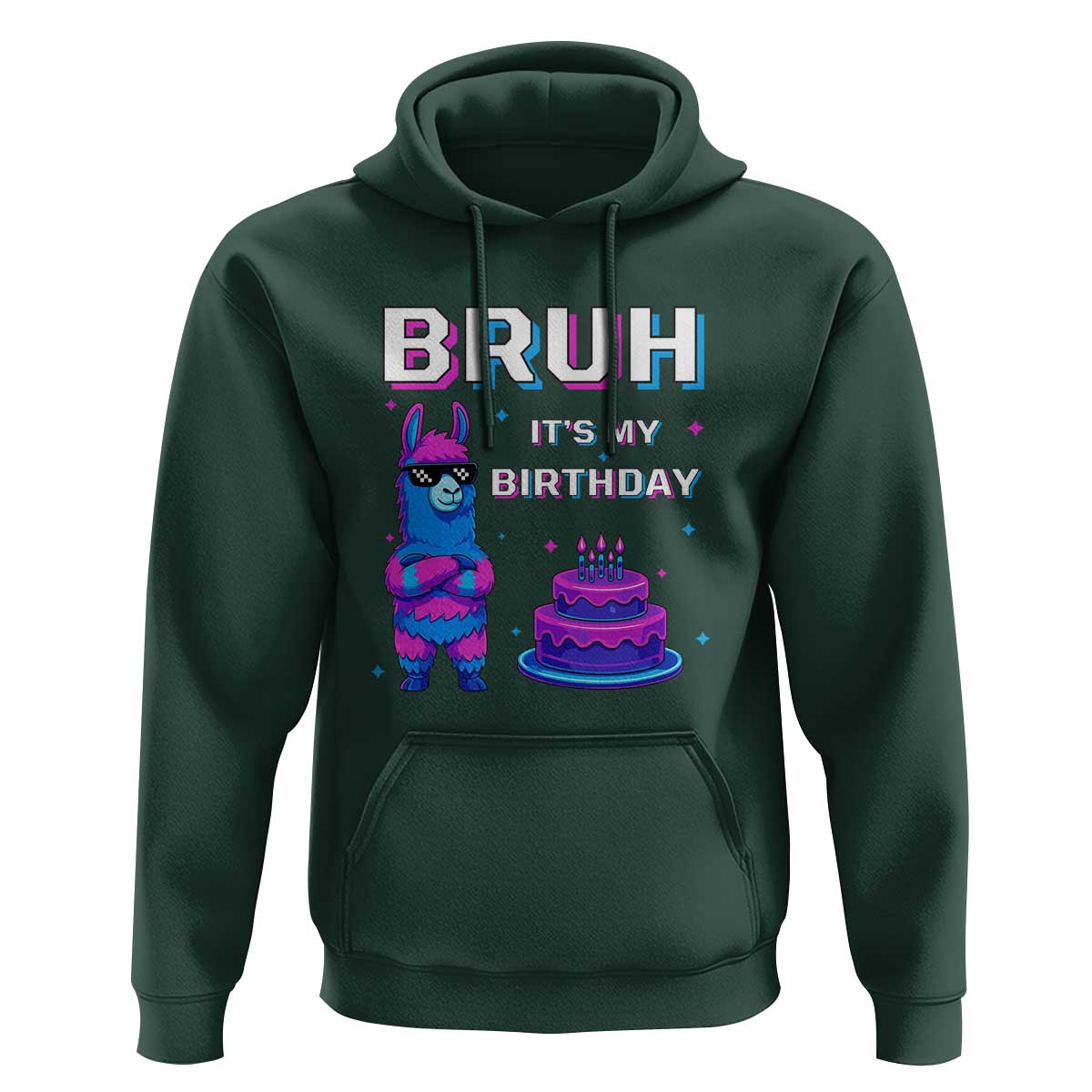 Funny Pinata Mexican Hoodie Bruh It Is My Birthday - Wonder Print Shop