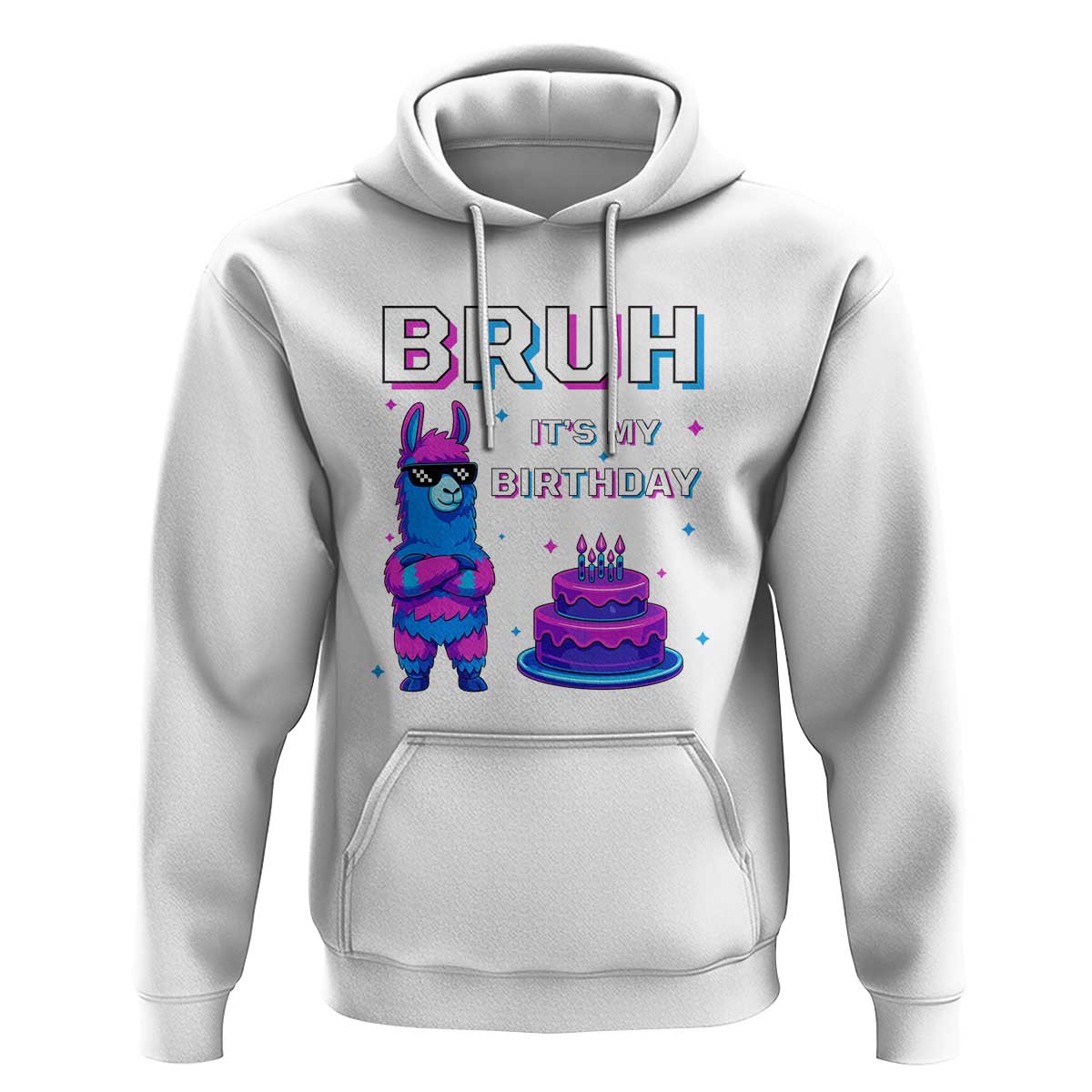 Funny Pinata Mexican Hoodie Bruh It Is My Birthday - Wonder Print Shop