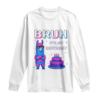 Funny Pinata Mexican Long Sleeve Shirt Bruh It Is My Birthday - Wonder Print Shop