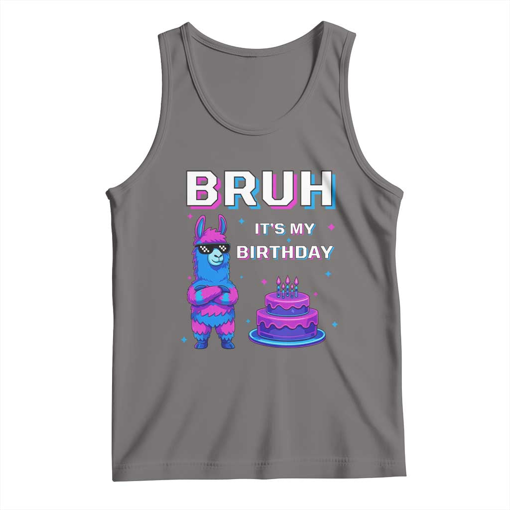 Funny Pinata Mexican Tank Top Bruh It Is My Birthday - Wonder Print Shop