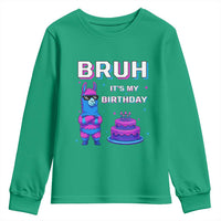 Funny Pinata Mexican Youth Sweatshirt Bruh It Is My Birthday - Wonder Print Shop