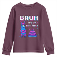 Funny Pinata Mexican Youth Sweatshirt Bruh It Is My Birthday - Wonder Print Shop