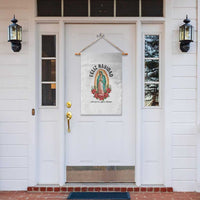 Virgin Mary Feliz Navidad Garden Flag Our Lady Virgen De Guadalupe - Wonder Print Shop