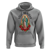Virgin Mary Feliz Navidad Hoodie Our Lady Virgen De Guadalupe - Wonder Print Shop