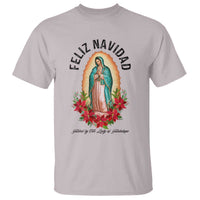 Virgin Mary Feliz Navidad T Shirt Our Lady Virgen De Guadalupe - Wonder Print Shop