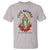 Virgin Mary Feliz Navidad T Shirt Our Lady Virgen De Guadalupe - Wonder Print Shop