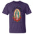 Virgin Mary Feliz Navidad T Shirt Our Lady Virgen De Guadalupe - Wonder Print Shop