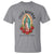 Virgin Mary Feliz Navidad T Shirt Our Lady Virgen De Guadalupe - Wonder Print Shop