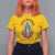 Virgin Mary Feliz Navidad T Shirt For Women Our Lady Virgen De Guadalupe - Wonder Print Shop